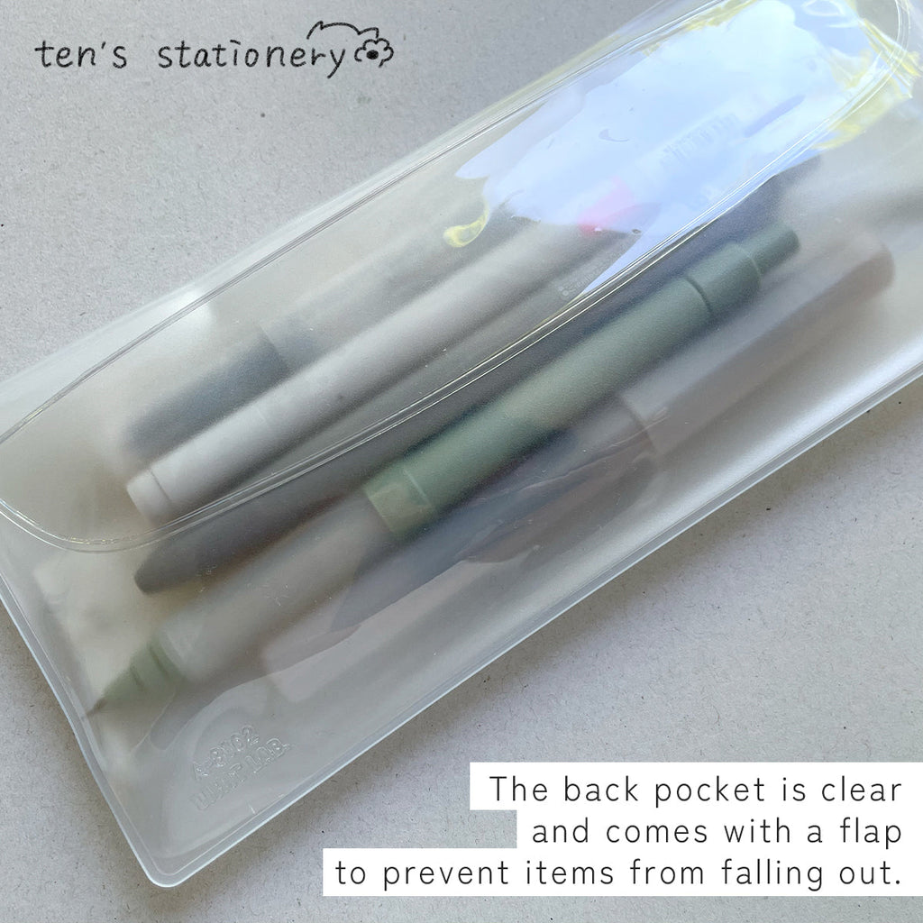 soeru center zip pencase / LIHIT LAB