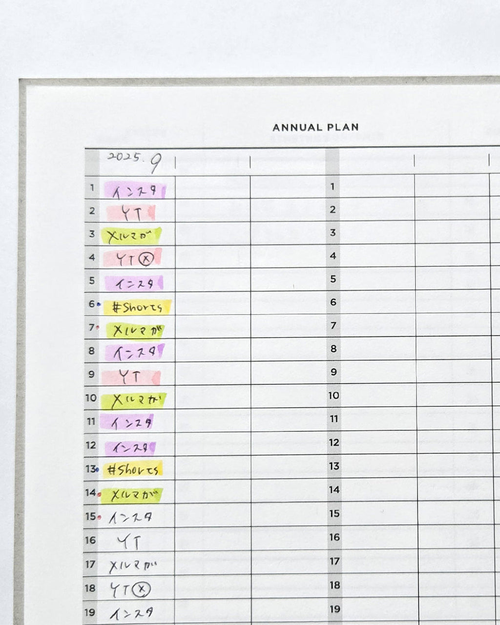 Project plan notebook / Potential