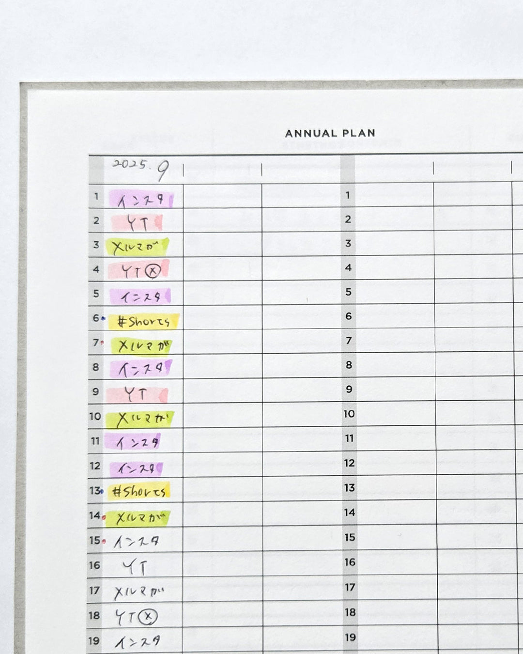 Project plan notebook / Potential
