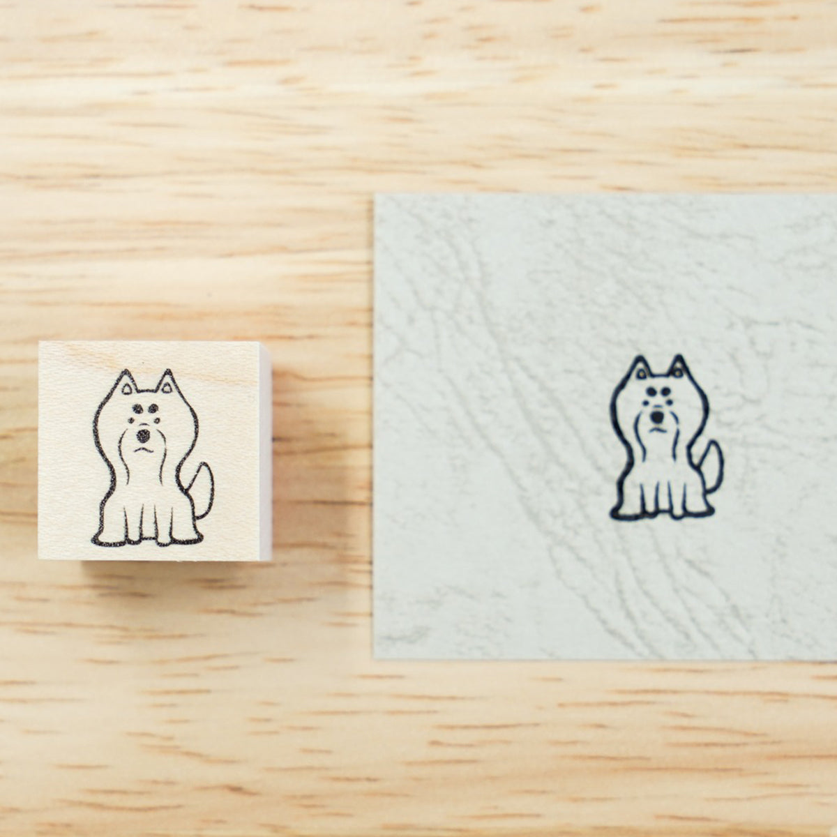 Sit Down, Shiba! Stamp